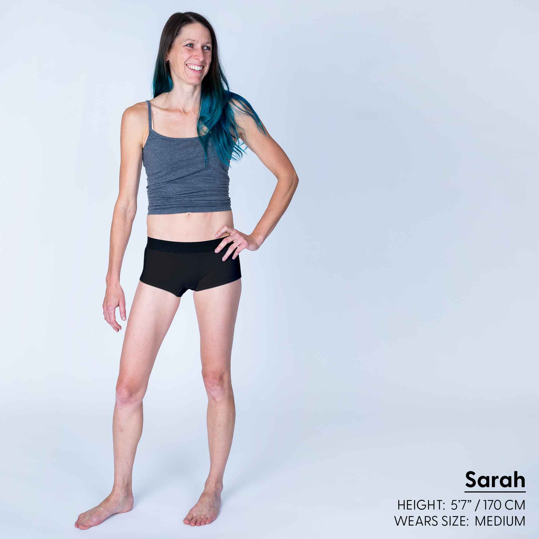 Shorty Undies | Midnight Black