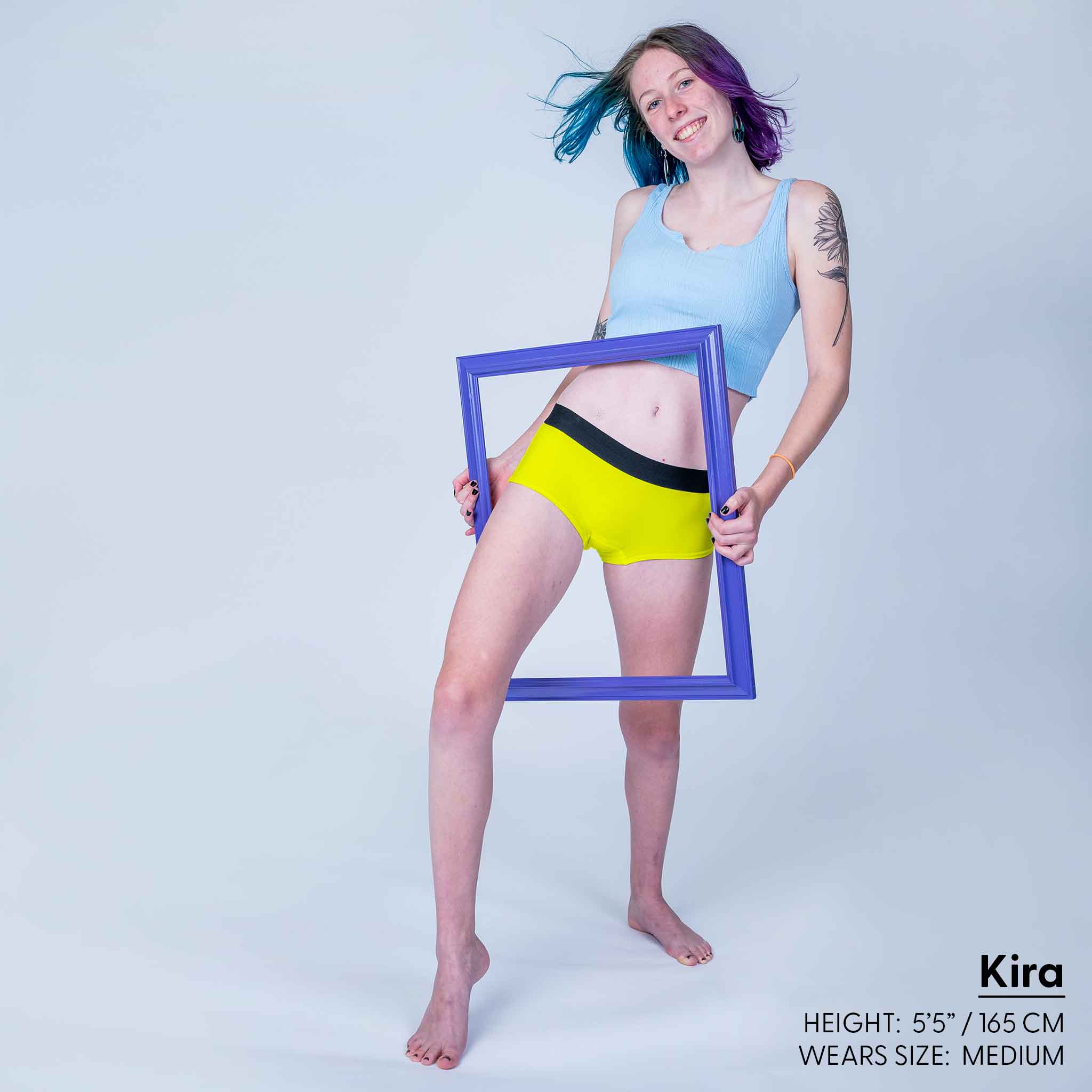 Shorty Undies | Neon Yellow