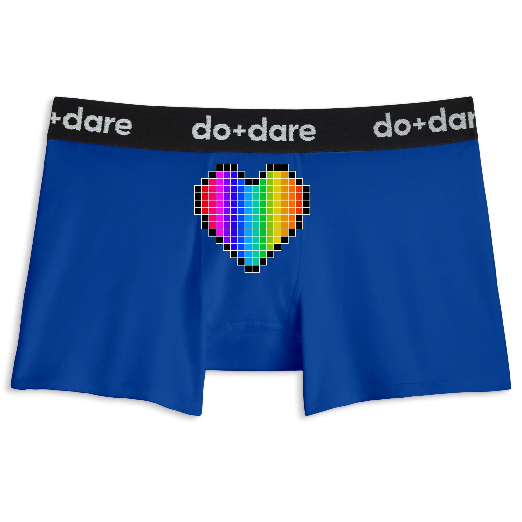 Pixel Rainbow Heart | Boxer Briefs
