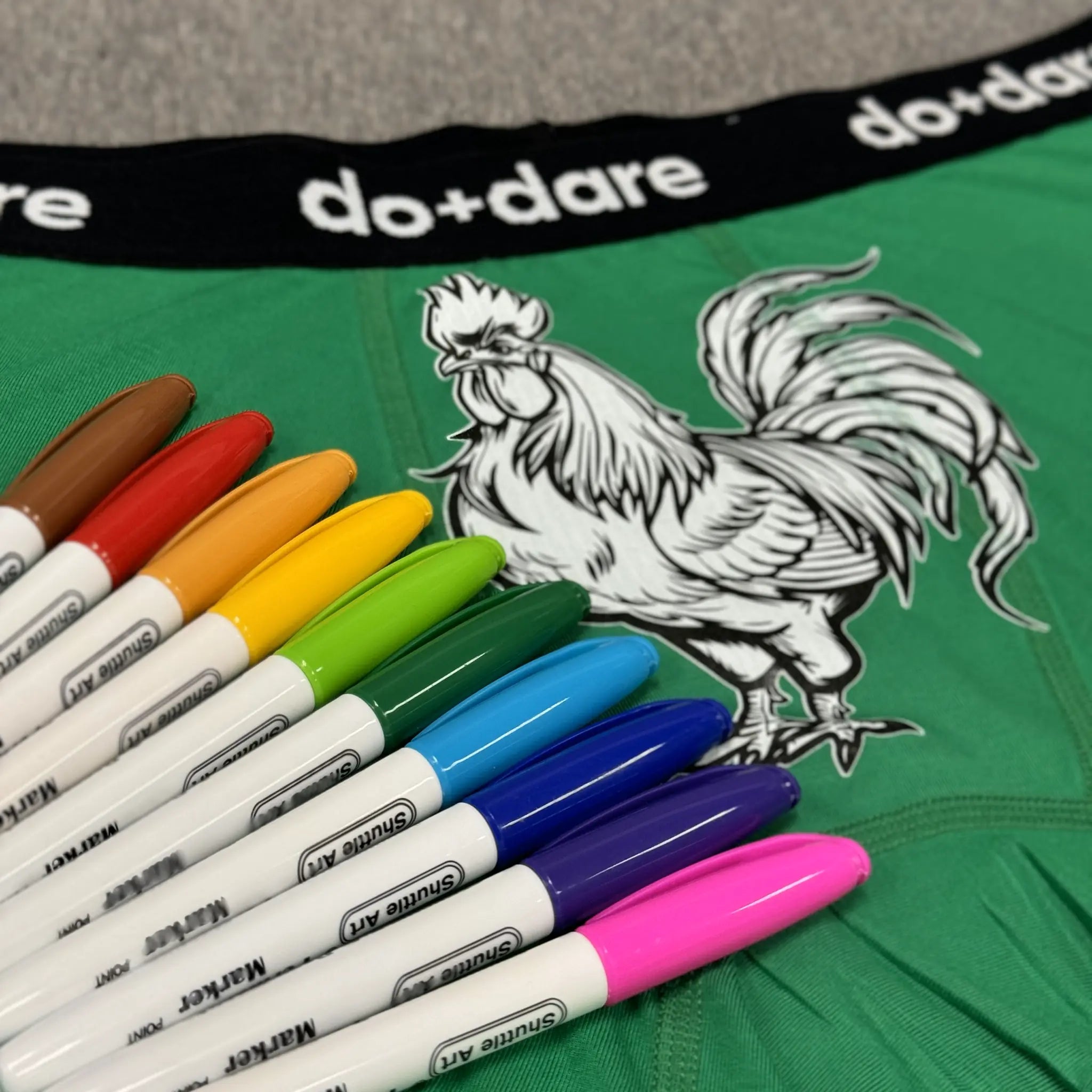 Vibrant Markers for Coloring Your Undies