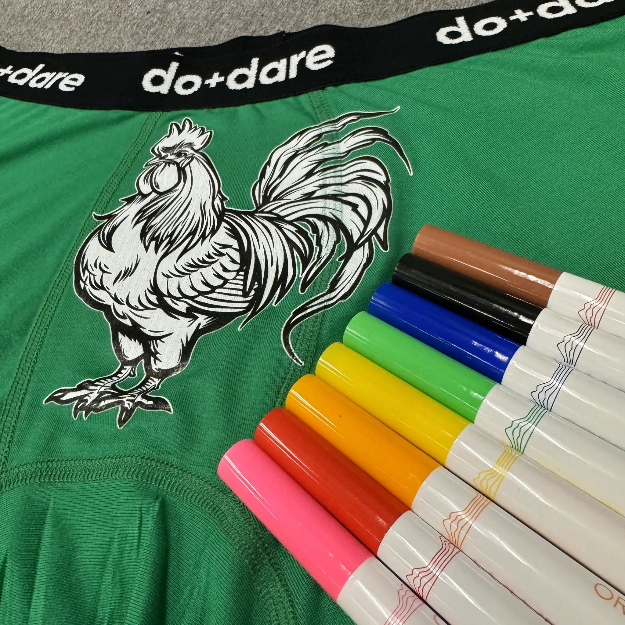 Vibrant Markers for Coloring Your Undies