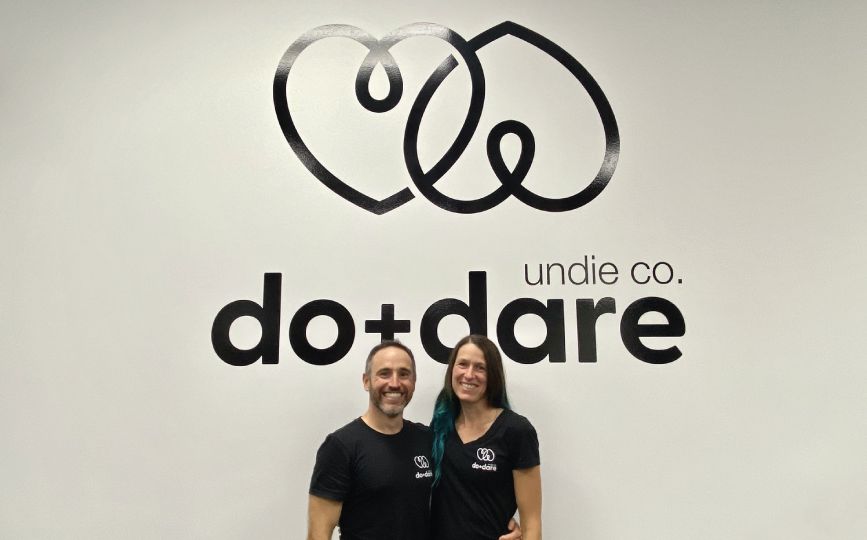 Meet Rob+Sarah! The founders of do+dare undie co.!