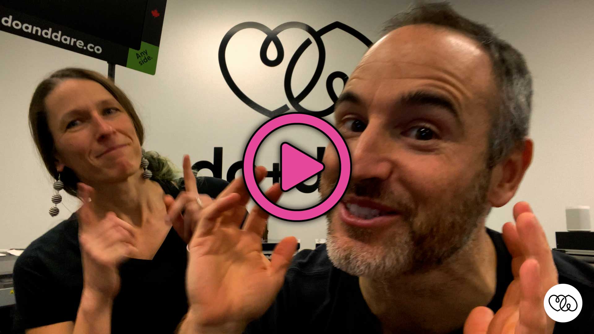 video of Rob + Sarah introducing do+dare undie co.