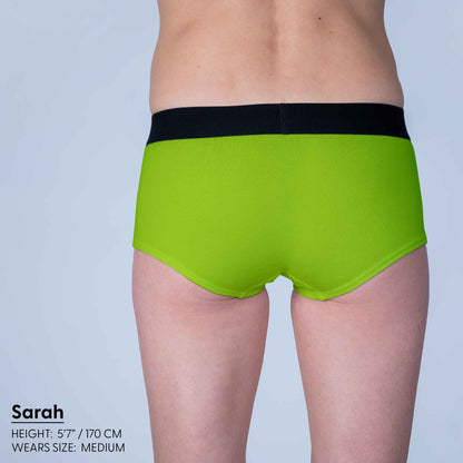 Boyshort Underwear | Lime Green