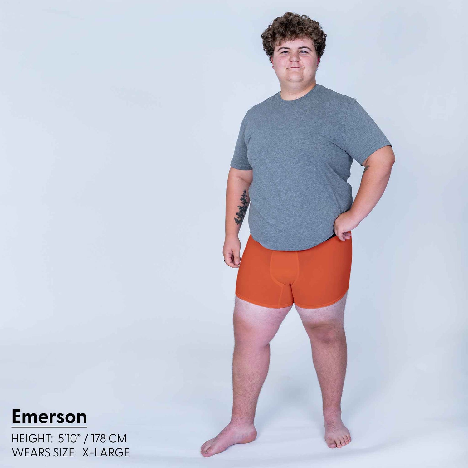 Boxer Briefs Underwear | Coral Orange
