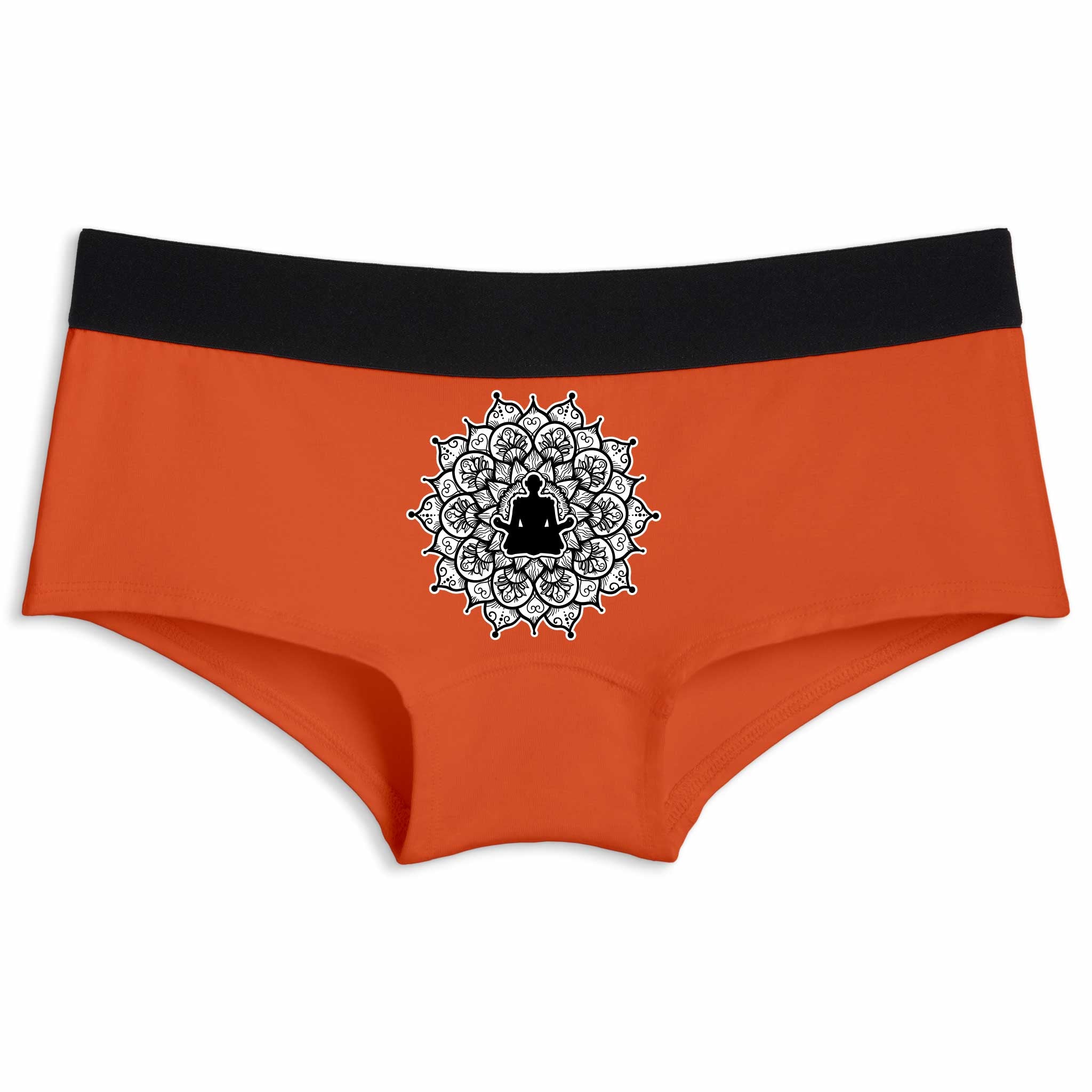 Coloring Meditation Mandala | Boyshort Underwear