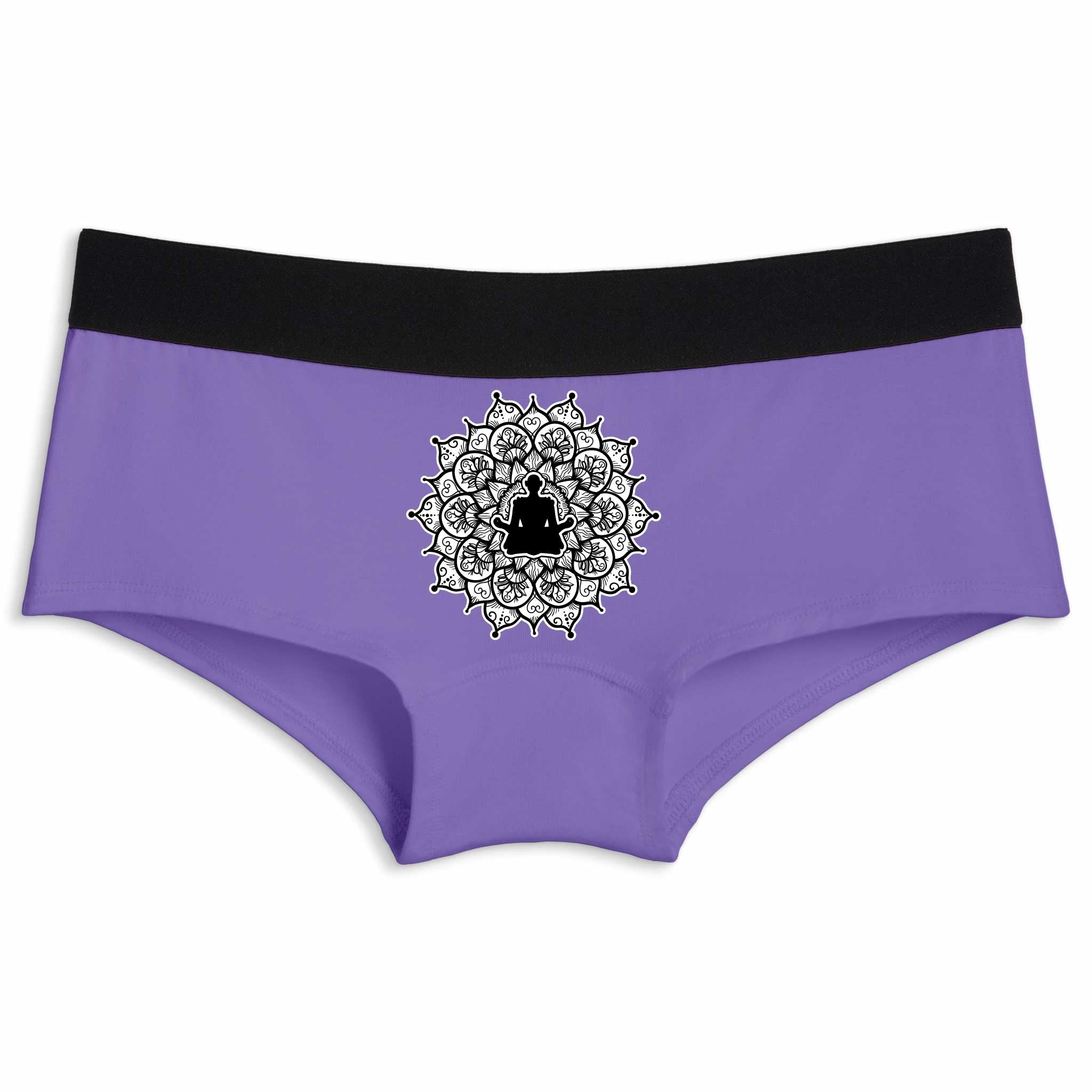 Coloring Meditation Mandala | Boyshort Underwear