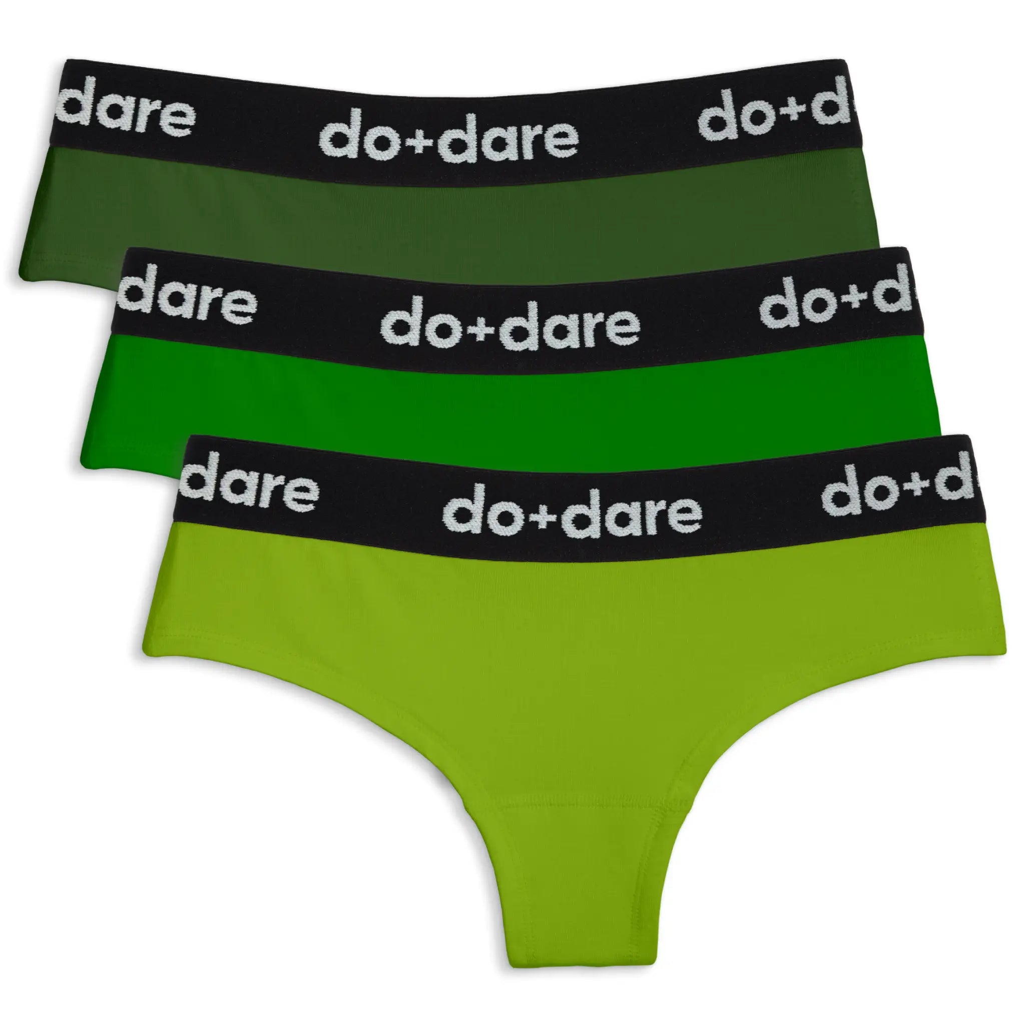 Greens Bundle | Cheeky Panties | 3-Pack