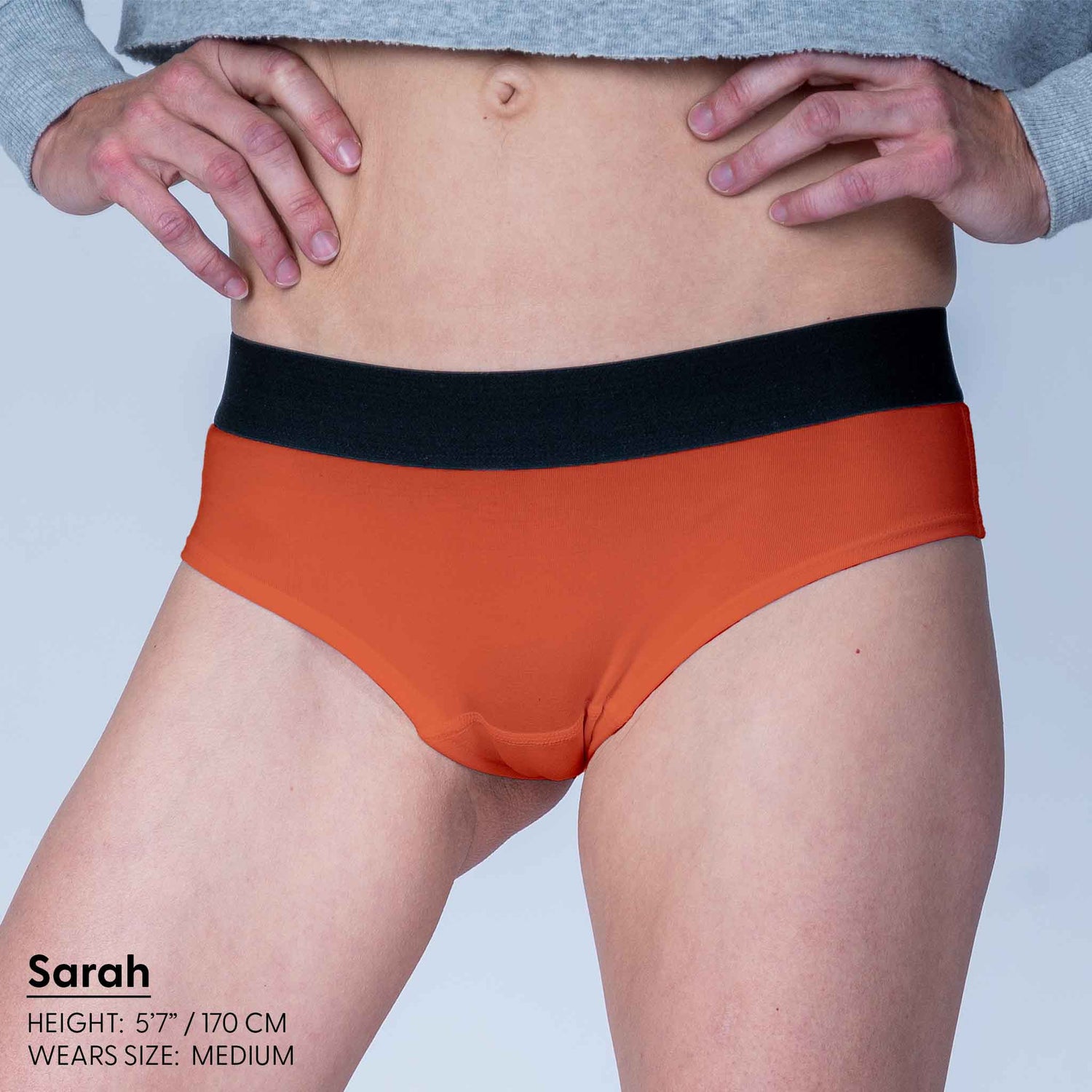 Cheeky underwear | Coral orange