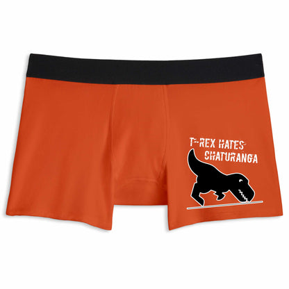 T-Rex hates Chaturanga | Boxer briefs underwear