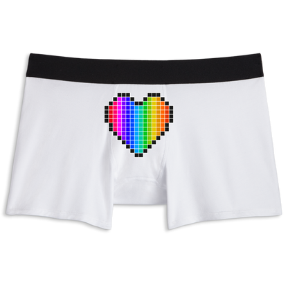 Rainbow heart | Boxer briefs underwear