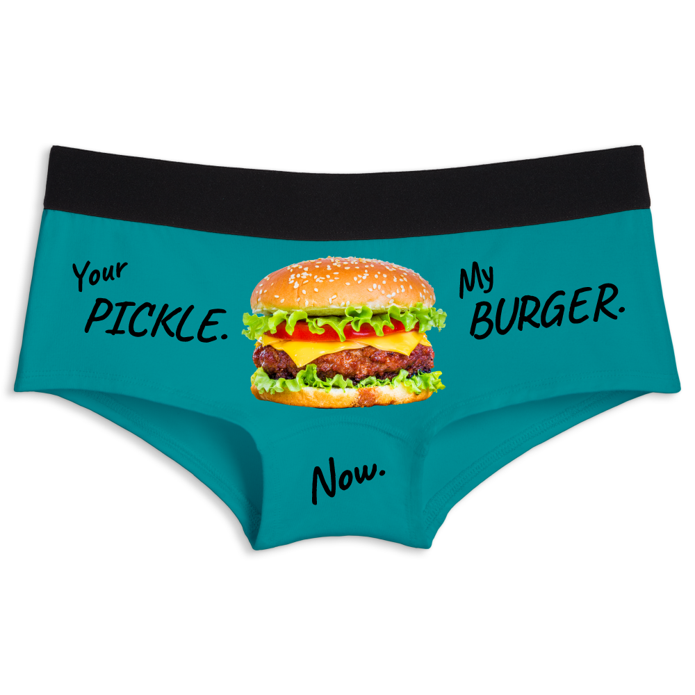 Pickle burger | Boyshort underwear