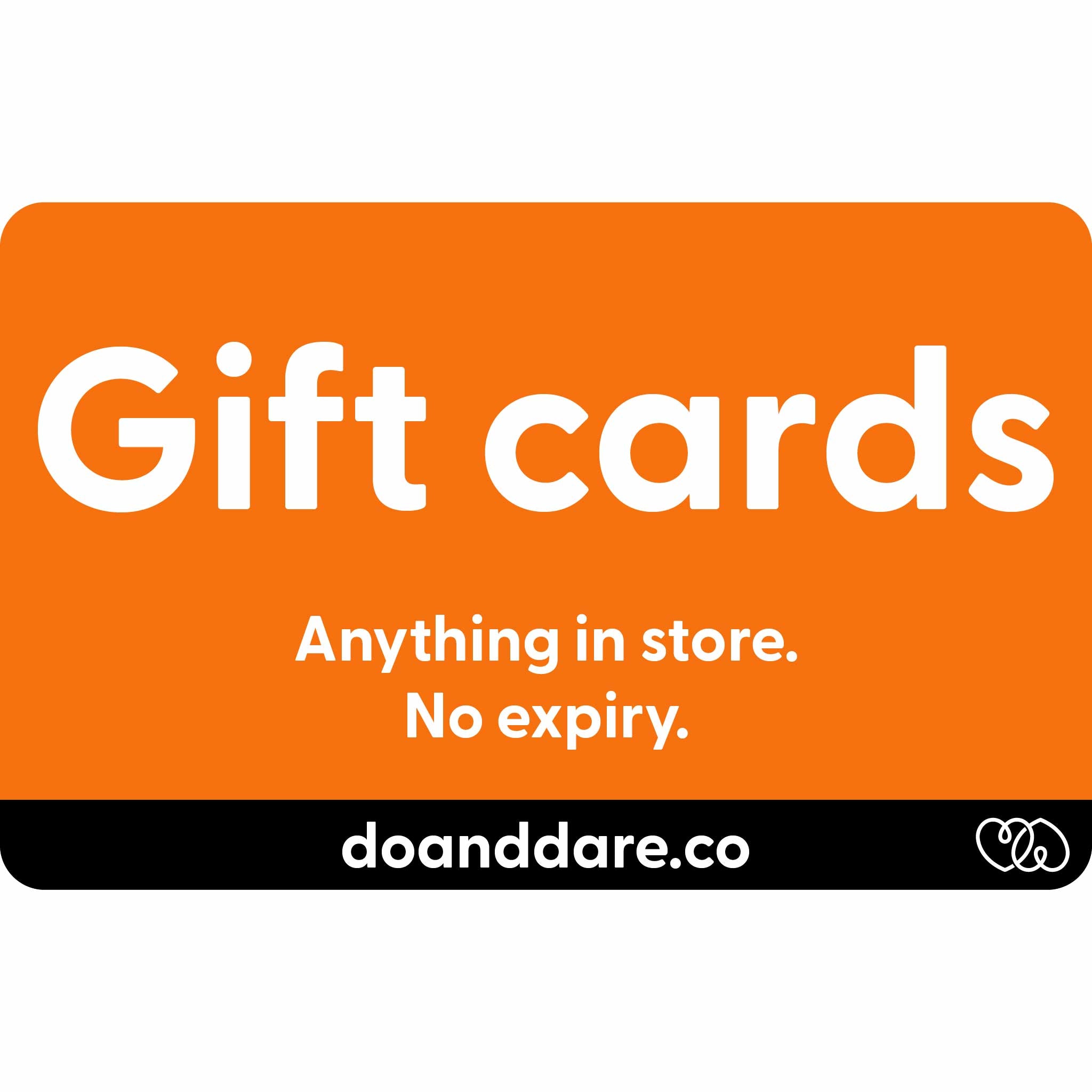 do+dare undie co. - gift cards for anything in store and that never expire