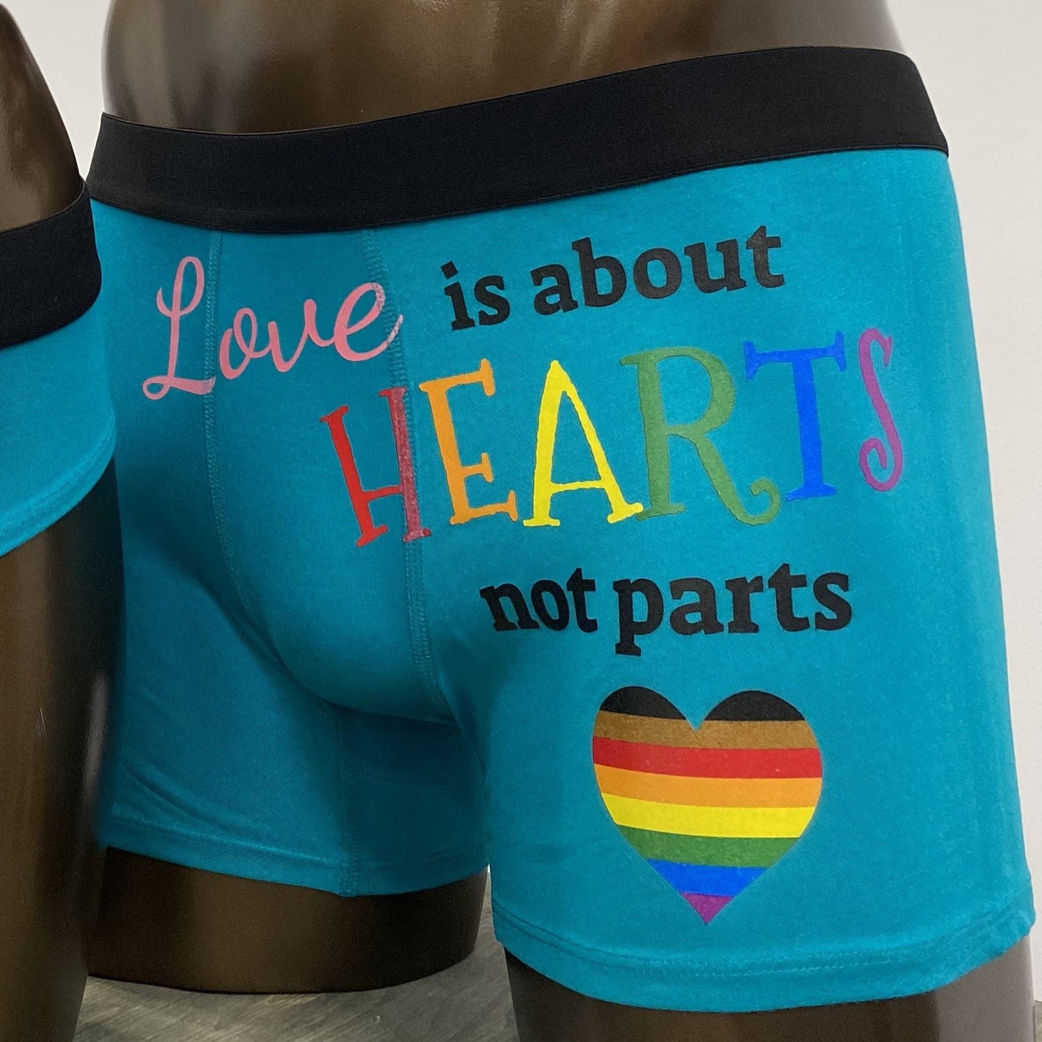 Hearts not parts | Boxer briefs underwear
